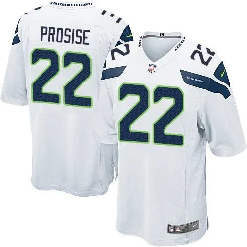 Men Seattle Seahawks #22 C.J Prosise Nike White Game NFL Jersey->seattle seahawks->NFL Jersey